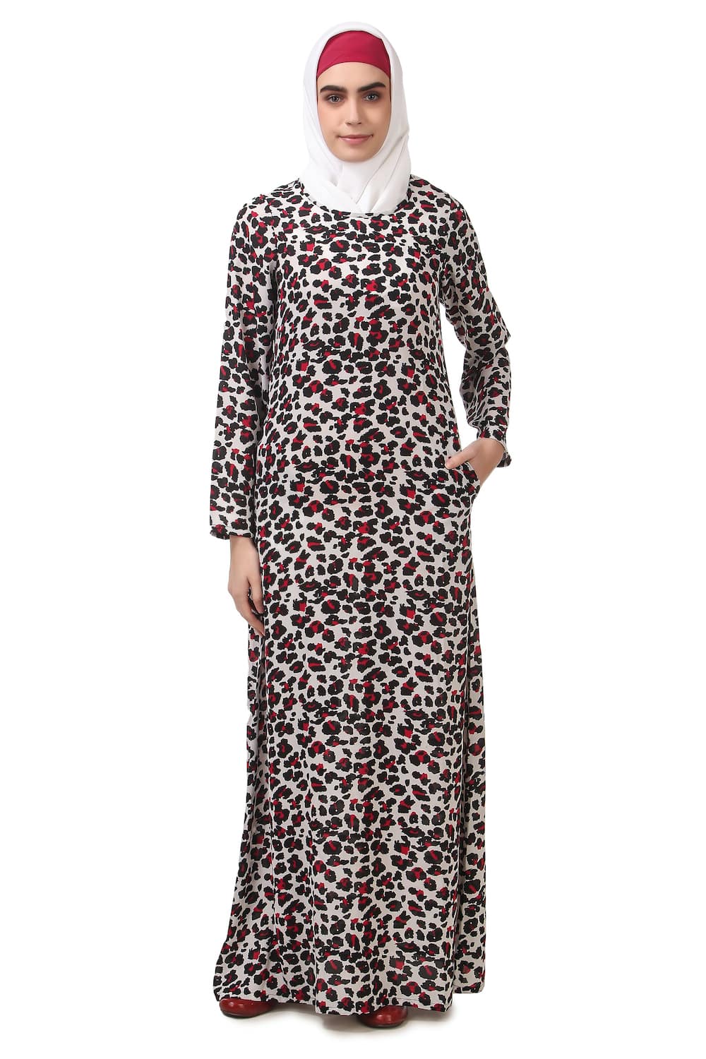 Printed Crepe Abaya AYP-181