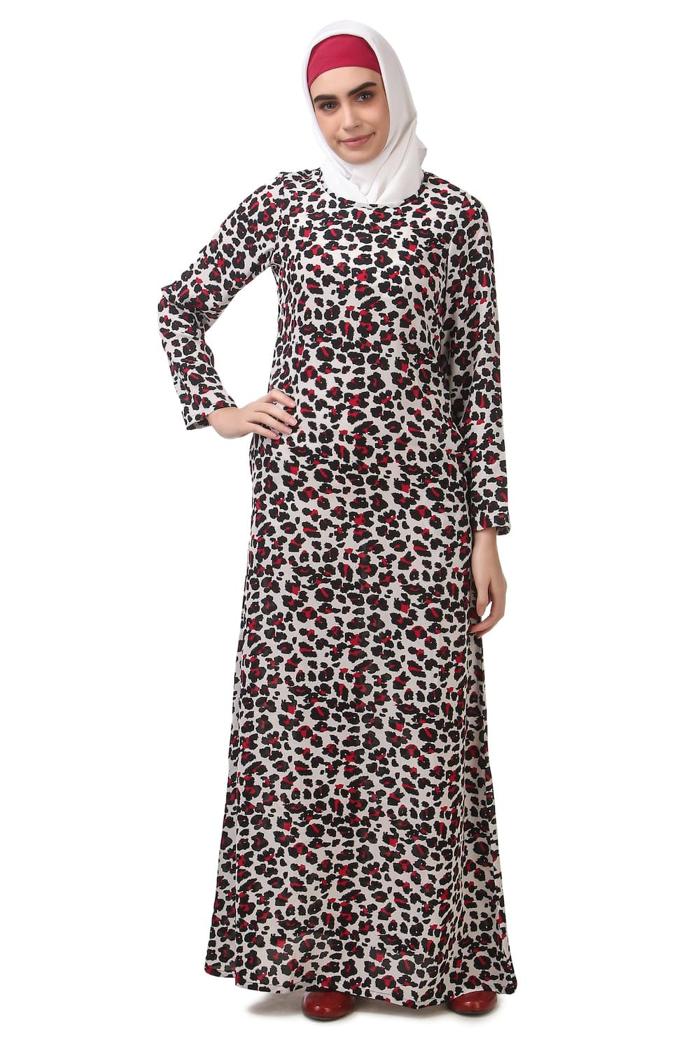 Printed Crepe Abaya AYP-181