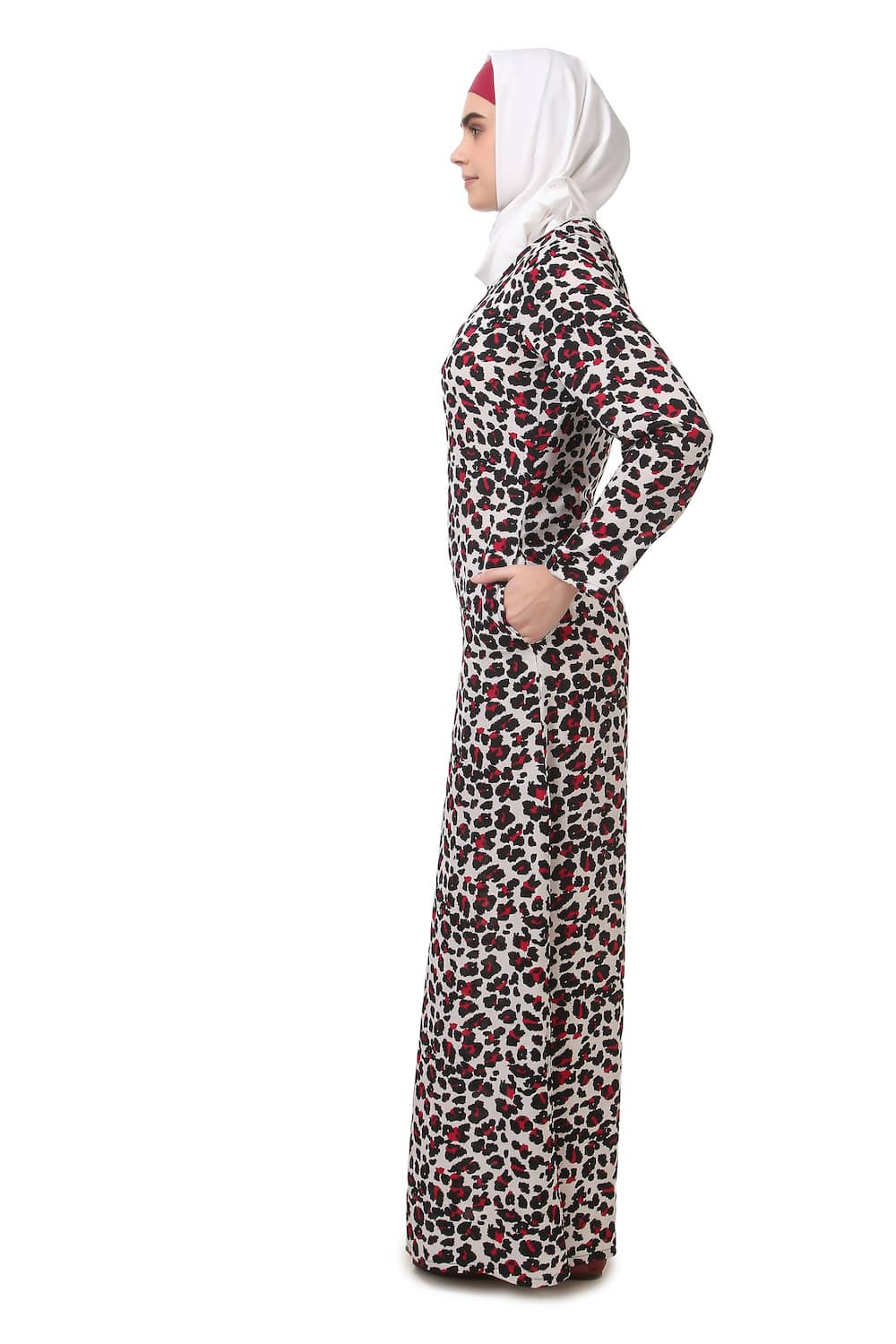 Printed Crepe Abaya AYP-181
