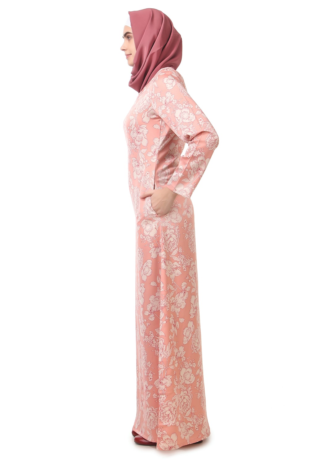 Printed Crepe Abaya AYP-186