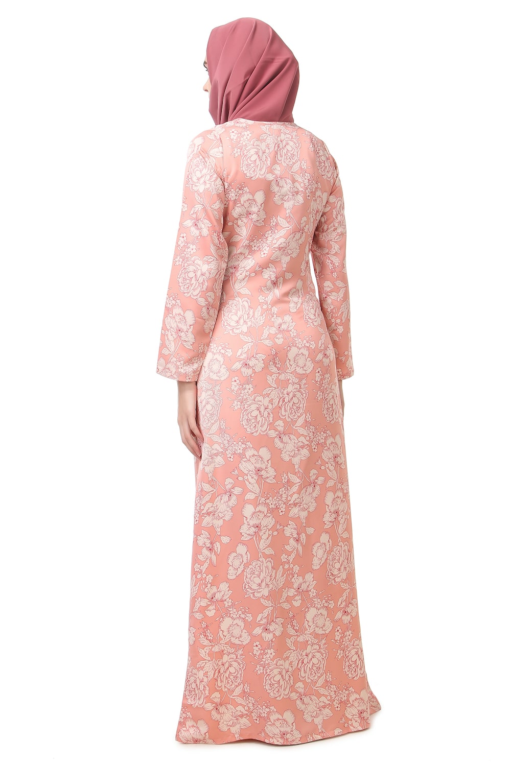 Printed Crepe Abaya AYP-186