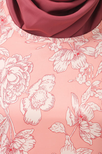 Printed Crepe Abaya AYP-186