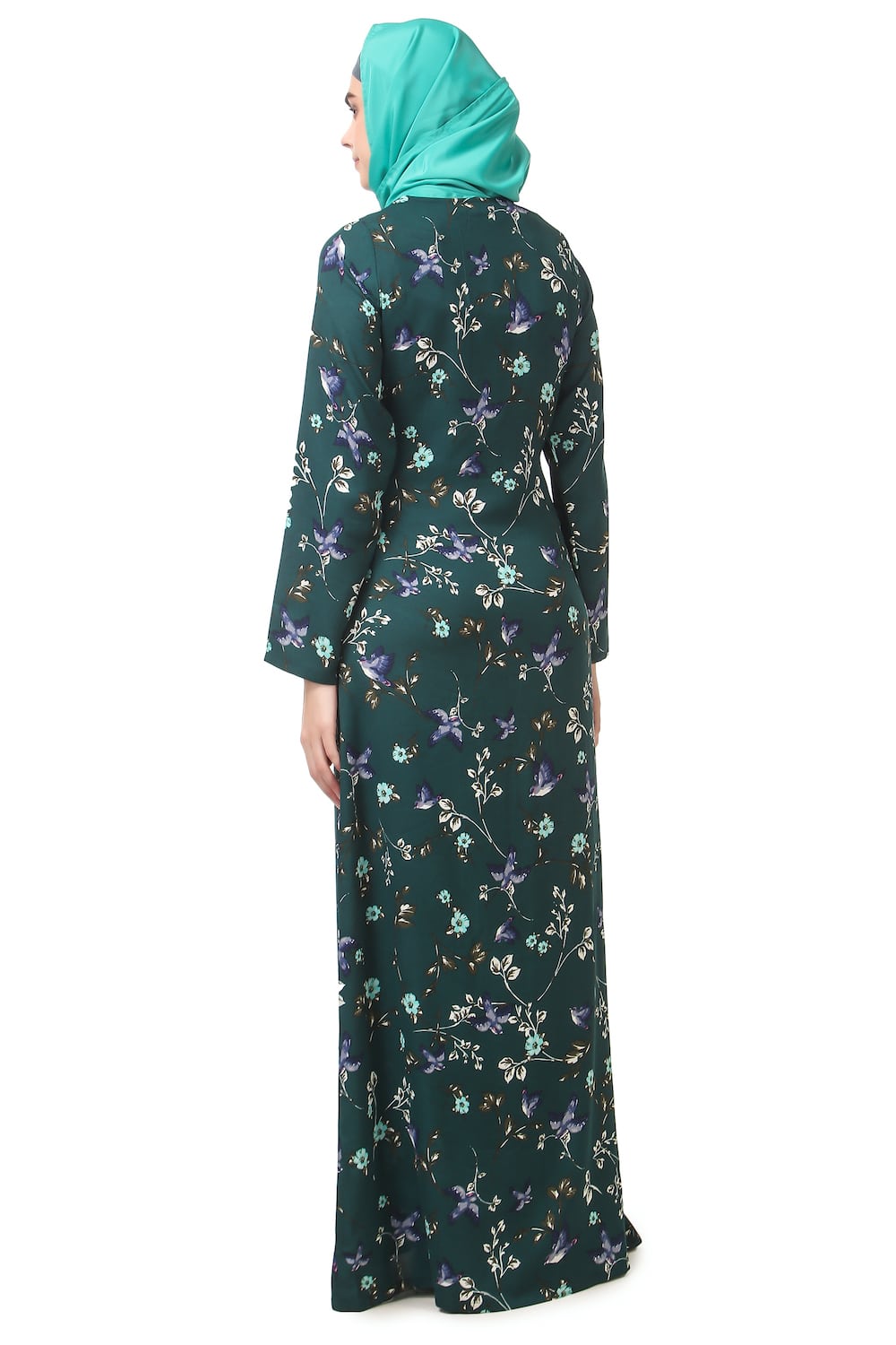 Printed Crepe Abaya AYP-188