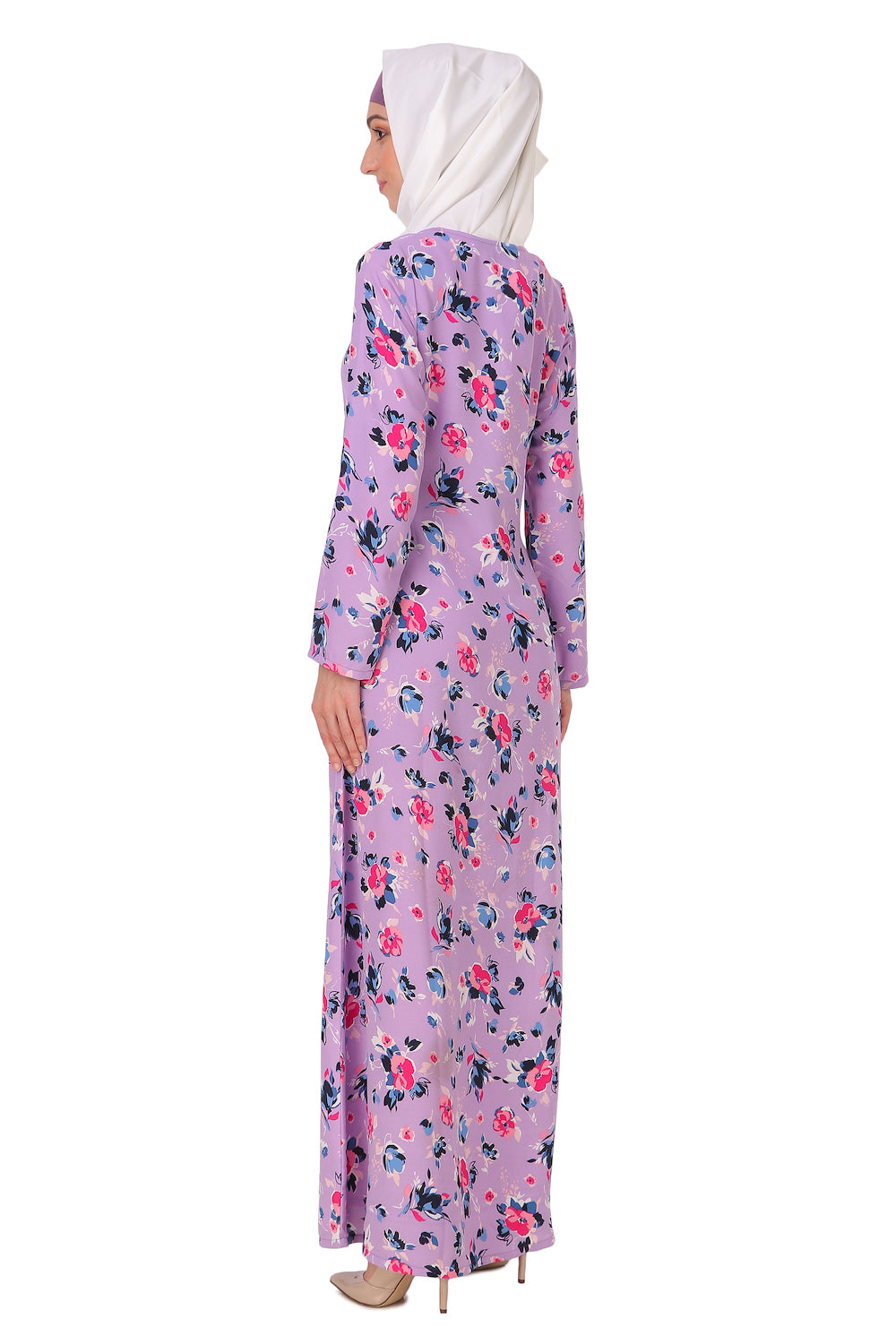 Printed Crepe Abaya AYP-207