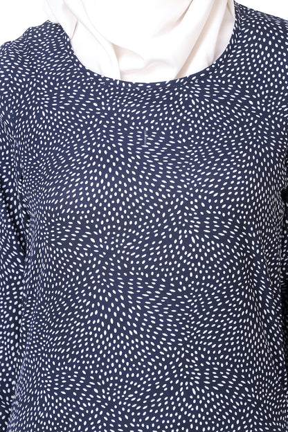 Printed Crepe Abaya AYP-213