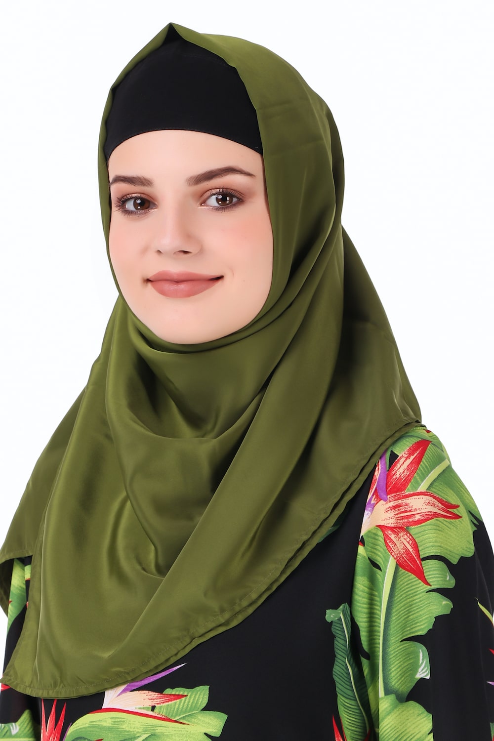 Printed Crepe Abaya AYP-225