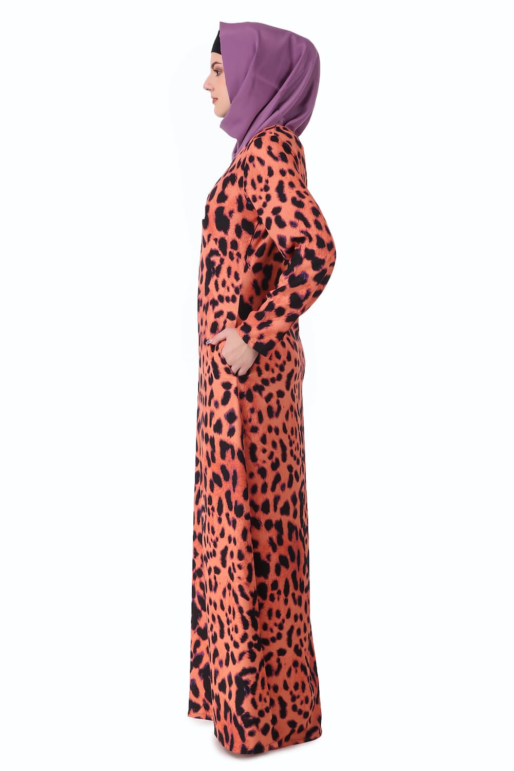 Printed Crepe Abaya AYP-227