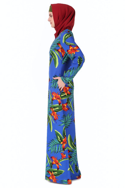 Printed Crepe Abaya AYP-230