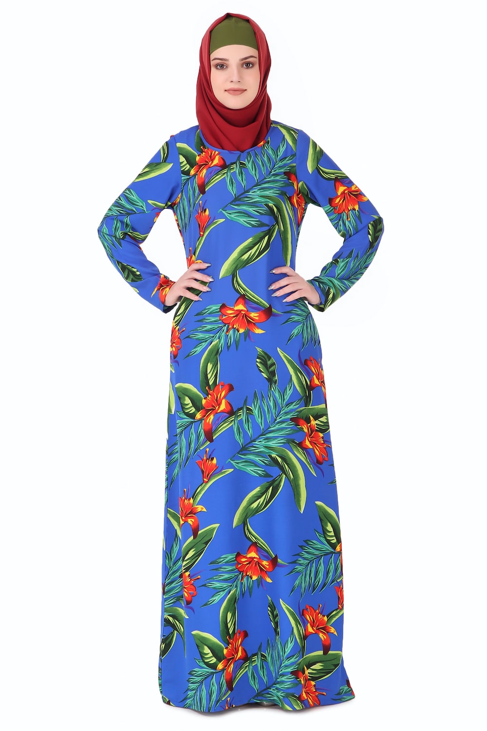 Printed Crepe Abaya AYP-230