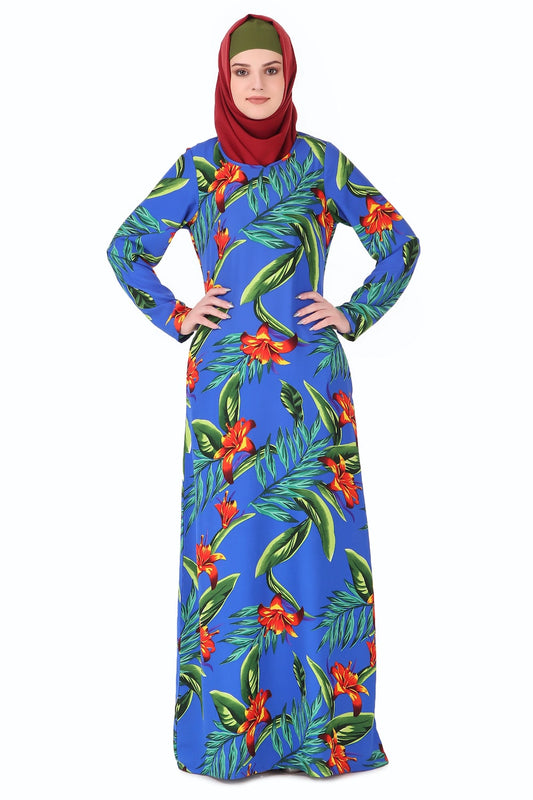 Printed Crepe Abaya AYP-230