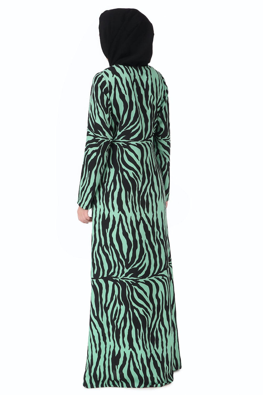 Printed Crepe Abaya AYP-234