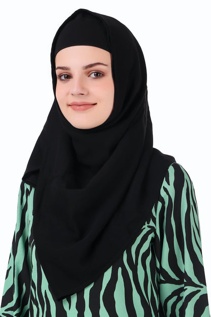 Printed Crepe Abaya AYP-234