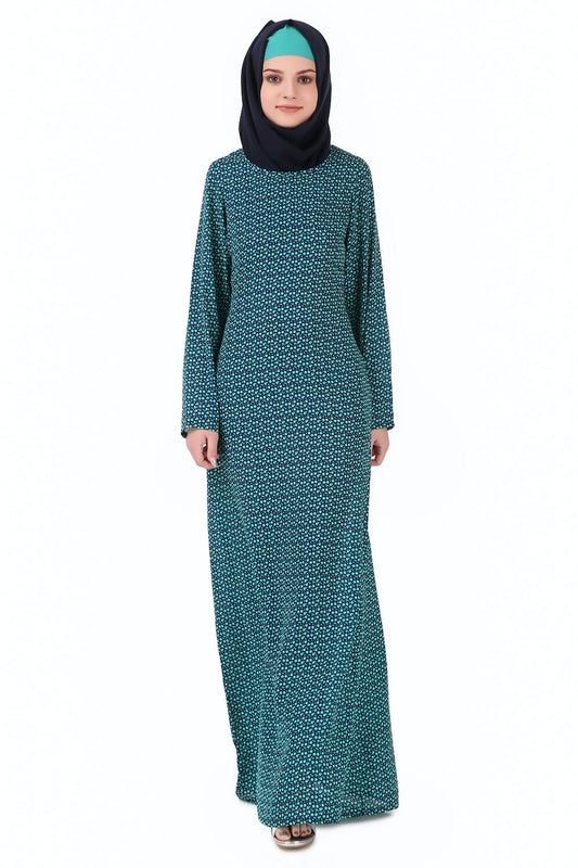 Printed Crepe Abaya AYP-236