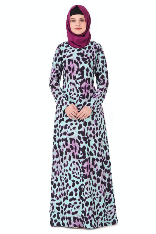 Printed Crepe Abaya AYP-239