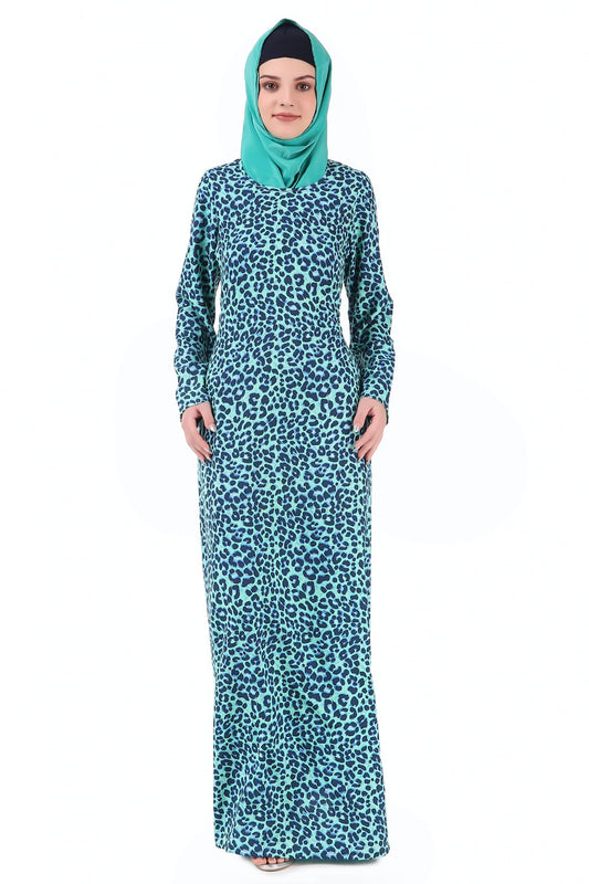 Printed Crepe Abaya AYP-242