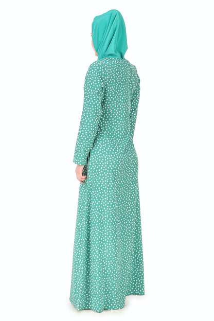 Printed Crepe Abaya AYP-244