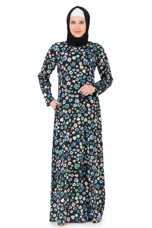 Printed Crepe Abaya AYP-245