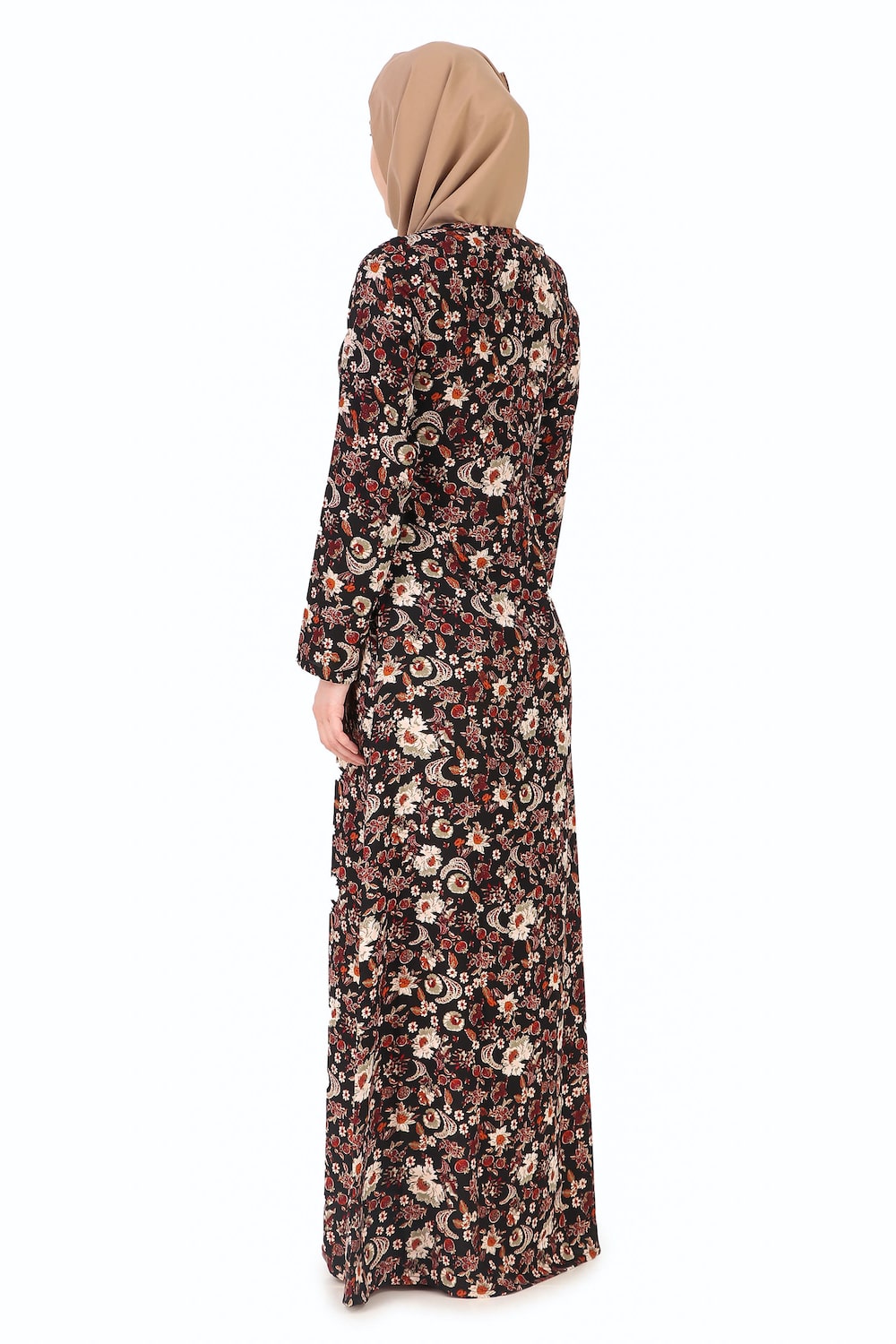 Printed Crepe Abaya AYP-247