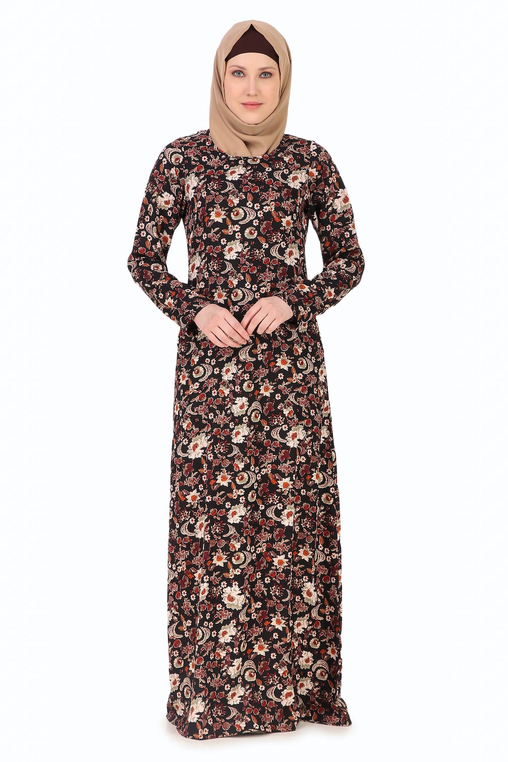 Printed Crepe Abaya AYP-247