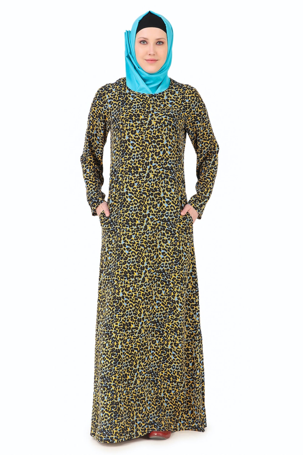 Printed Crepe Abaya AYP-252