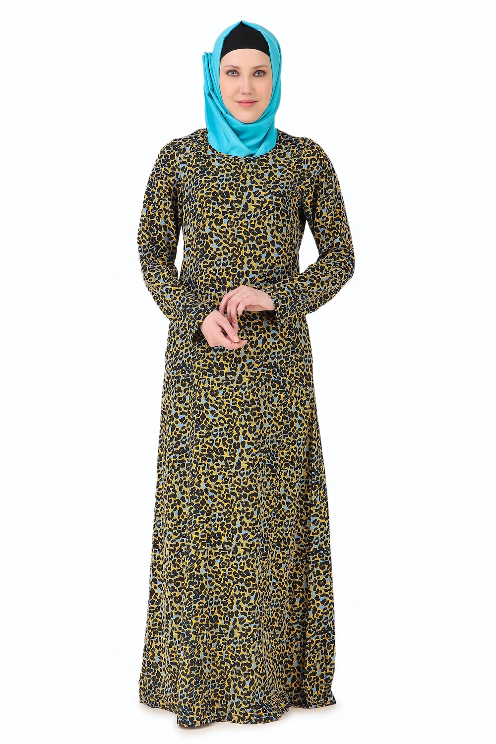 Printed Crepe Abaya AYP-252