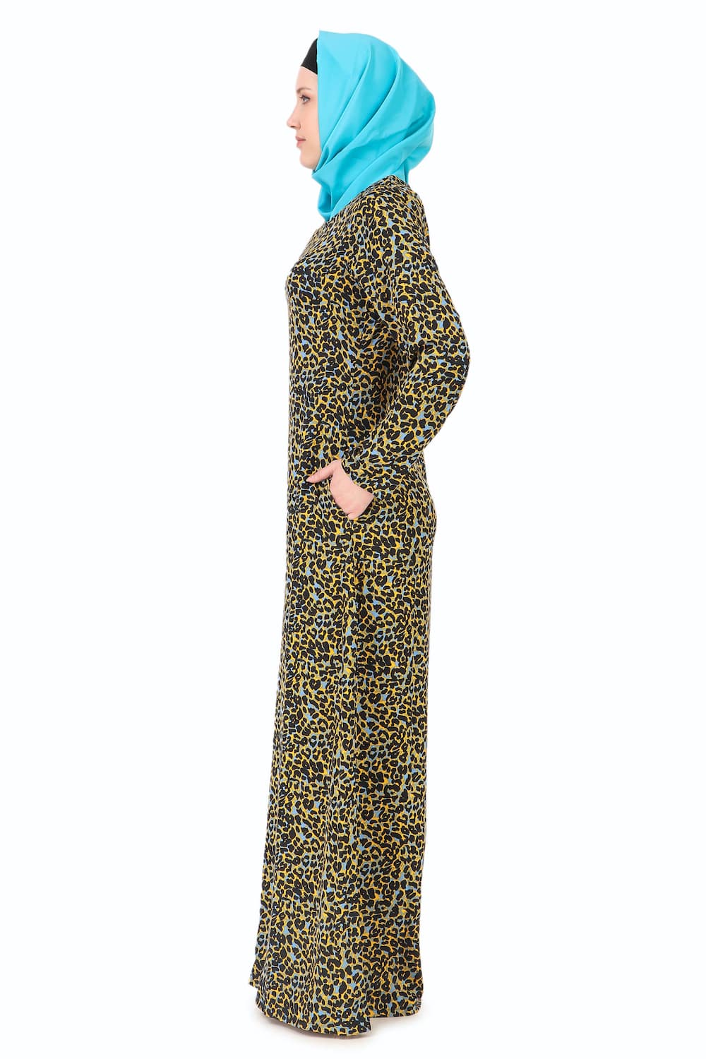 Printed Crepe Abaya AYP-252