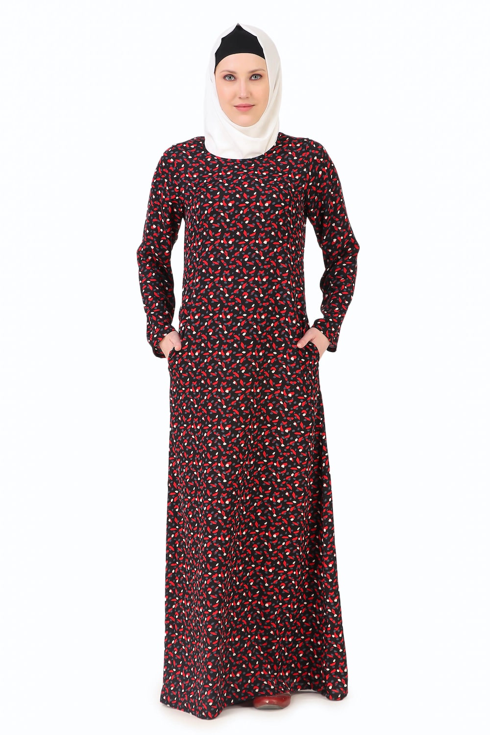 Printed Crepe Abaya AYP-253