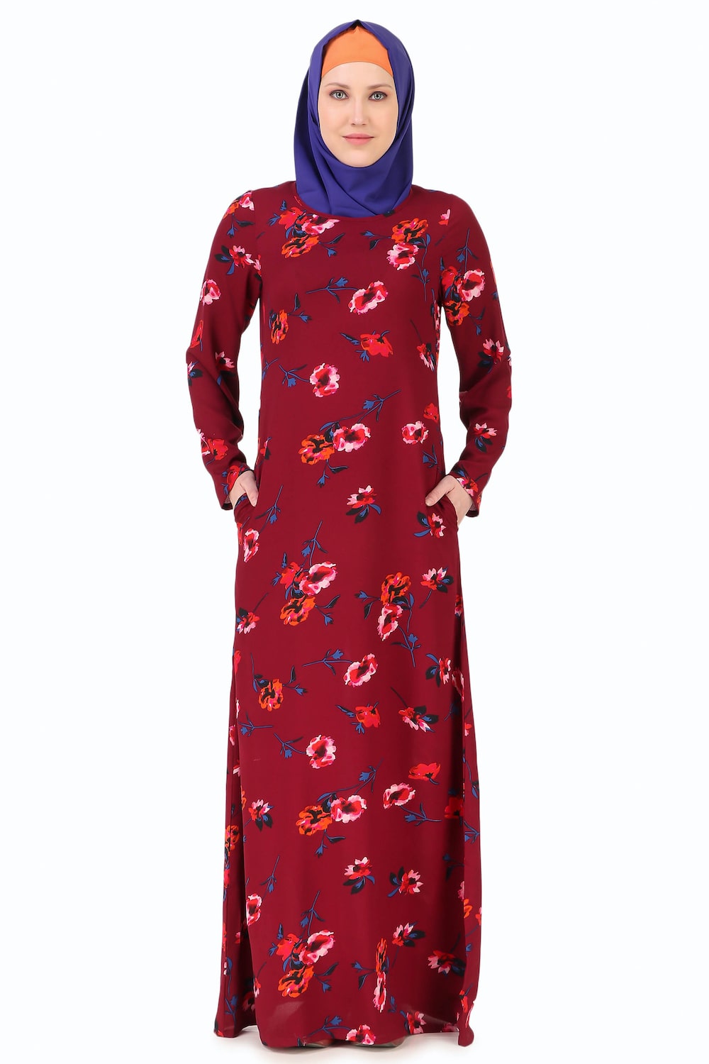 Printed Crepe Abaya AYP-254