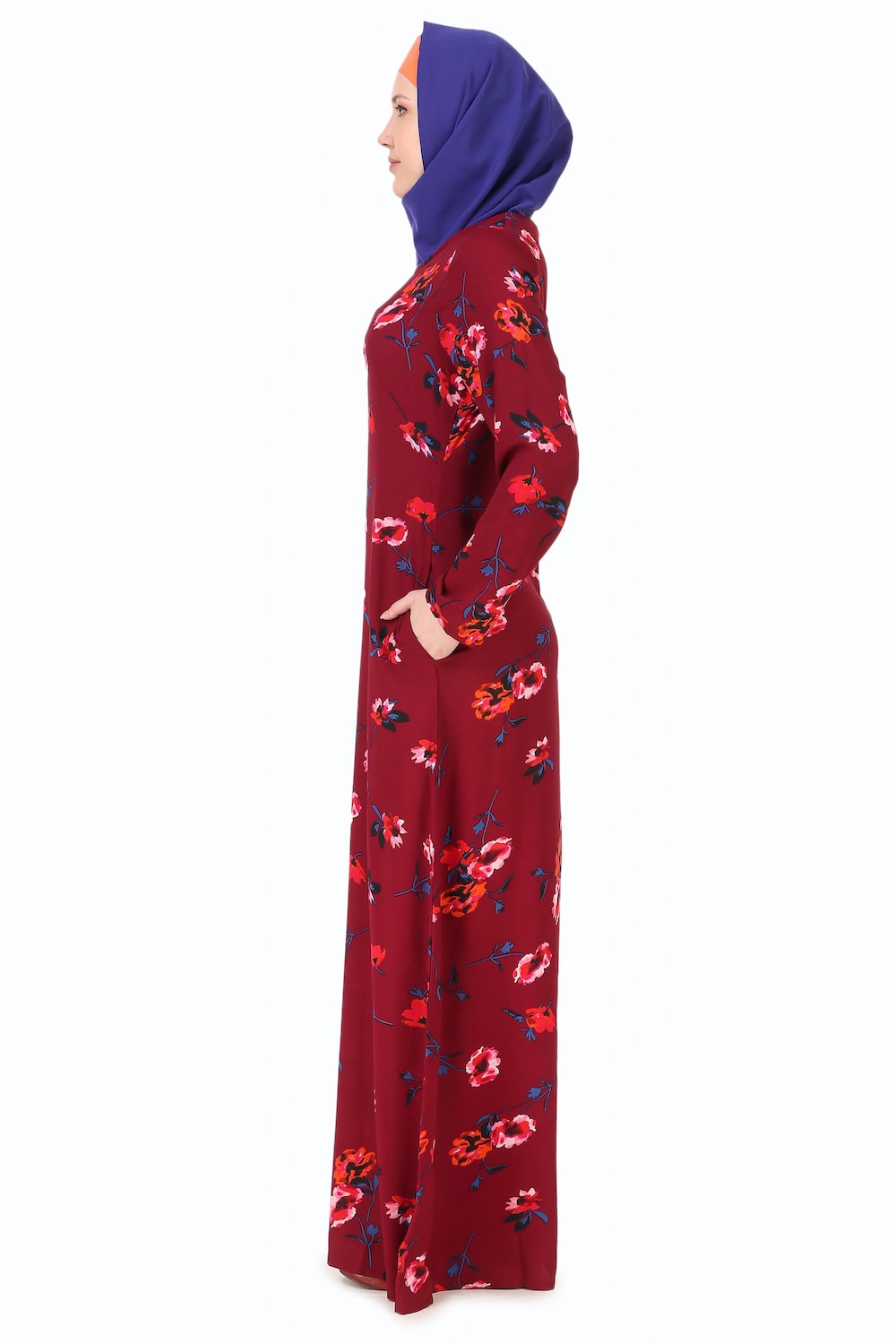 Printed Crepe Abaya AYP-254
