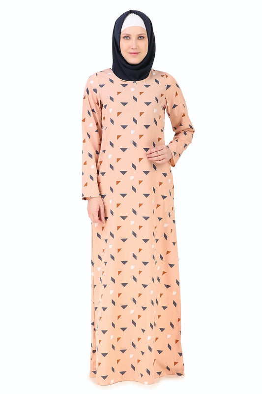 Printed Crepe Abaya AYP-256