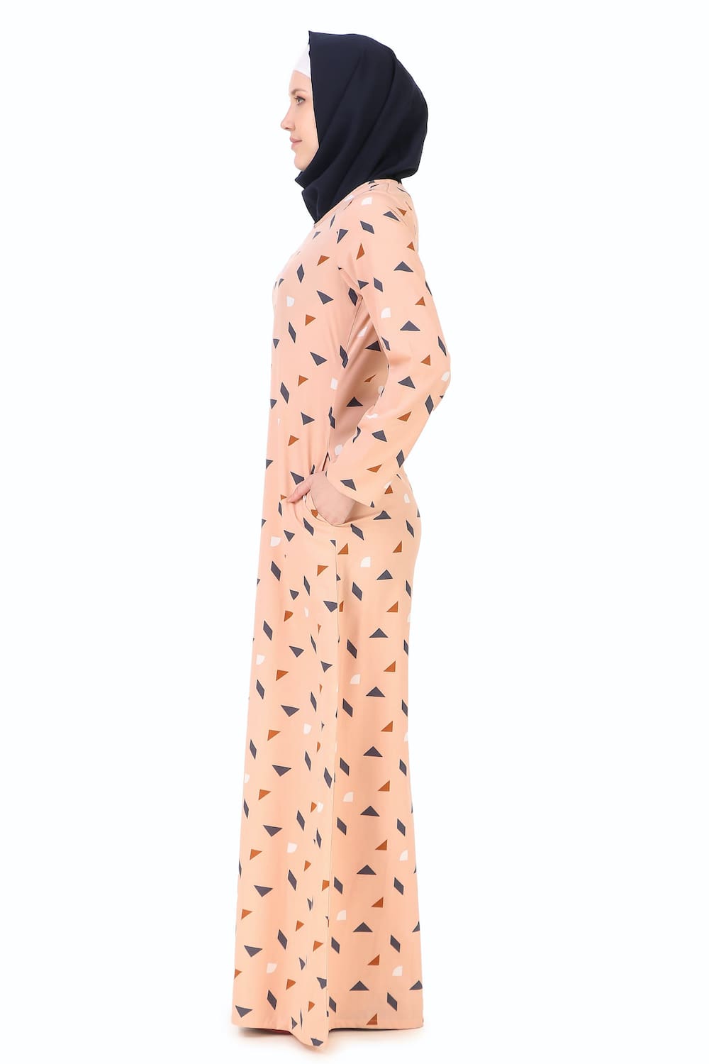 Printed Crepe Abaya AYP-256