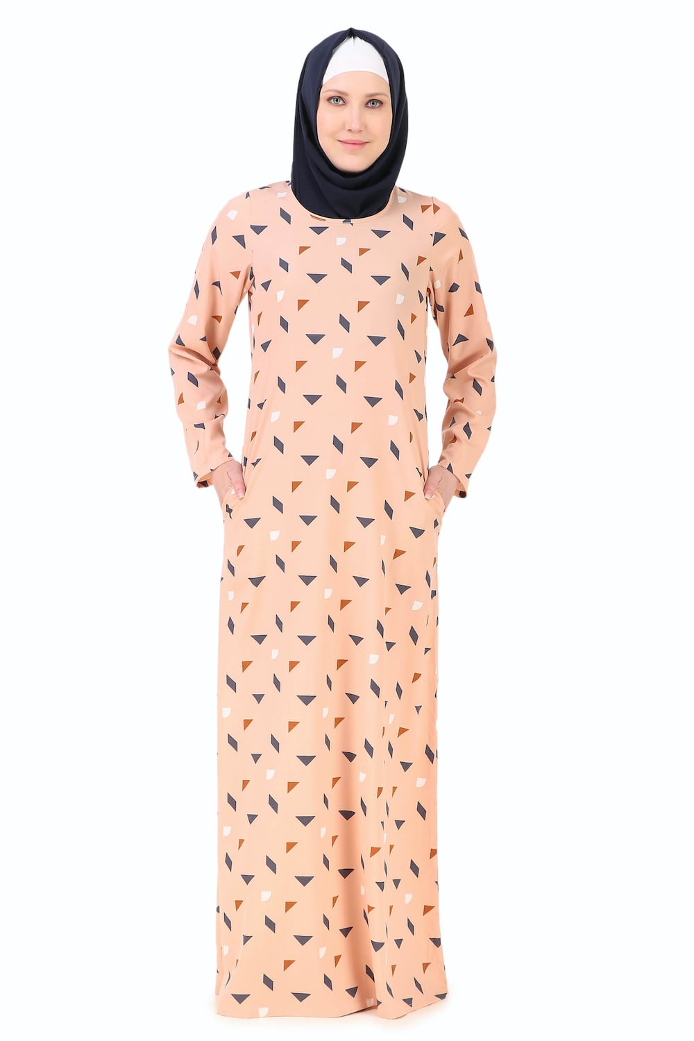 Printed Crepe Abaya AYP-256