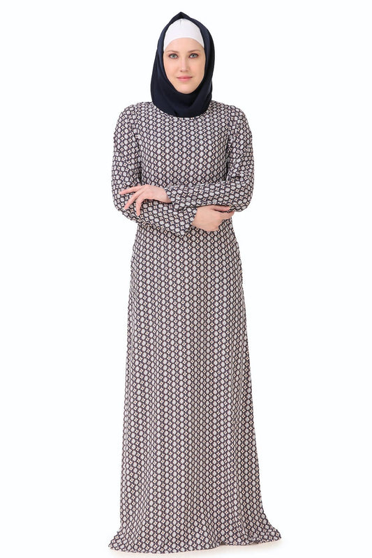 Printed Crepe Abaya AYP-257