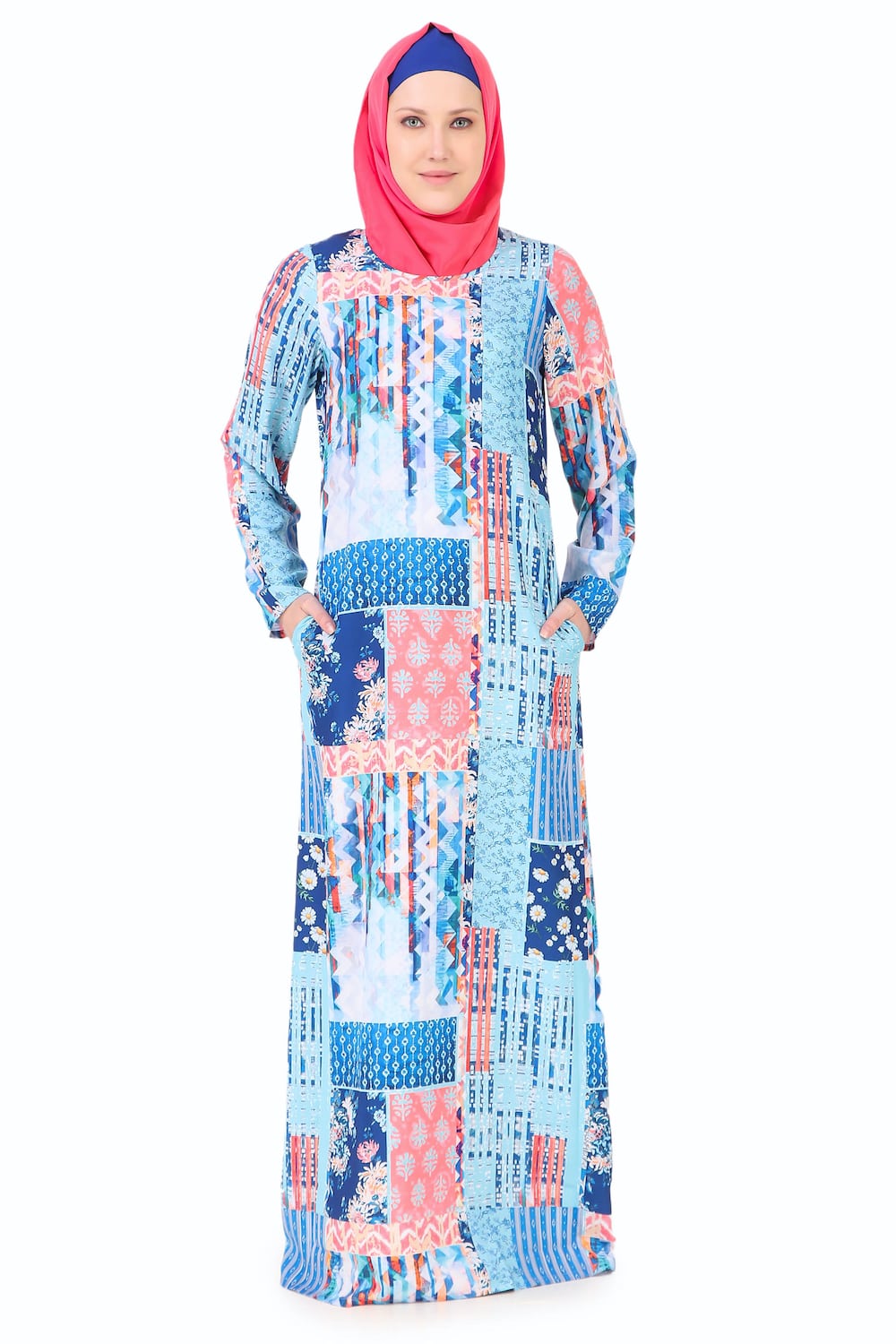 Printed Crepe Abaya AYP-258