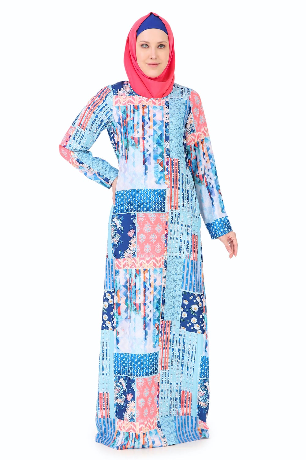 Printed Crepe Abaya AYP-258