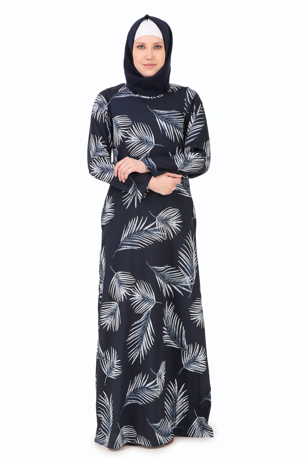 Printed Crepe Abaya AYP-259