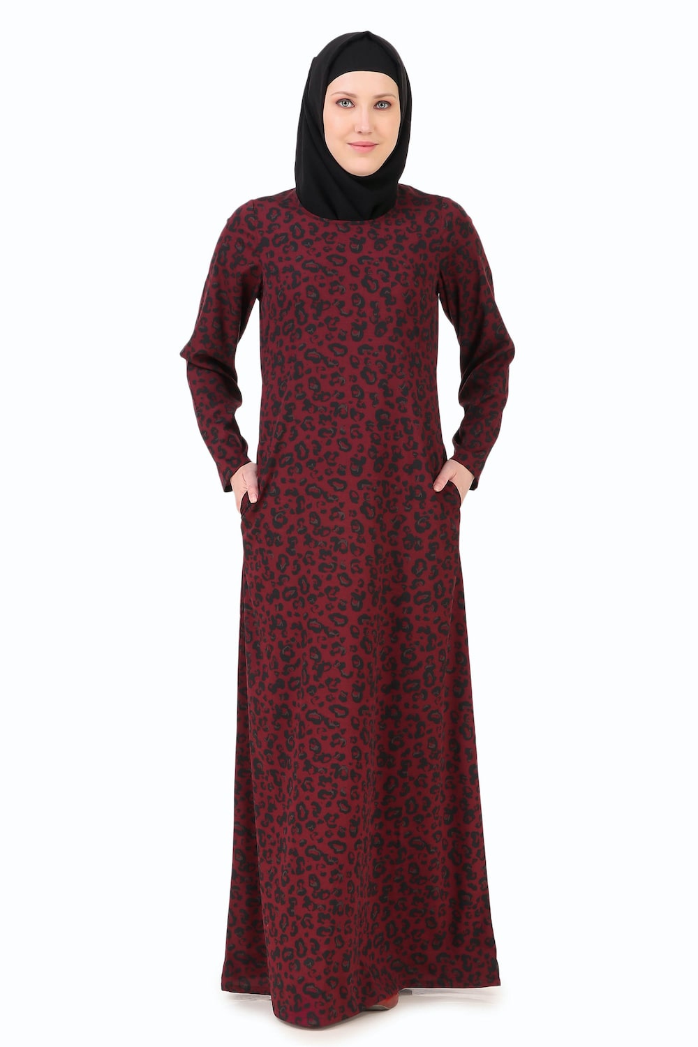 Printed Crepe Abaya AYP-260