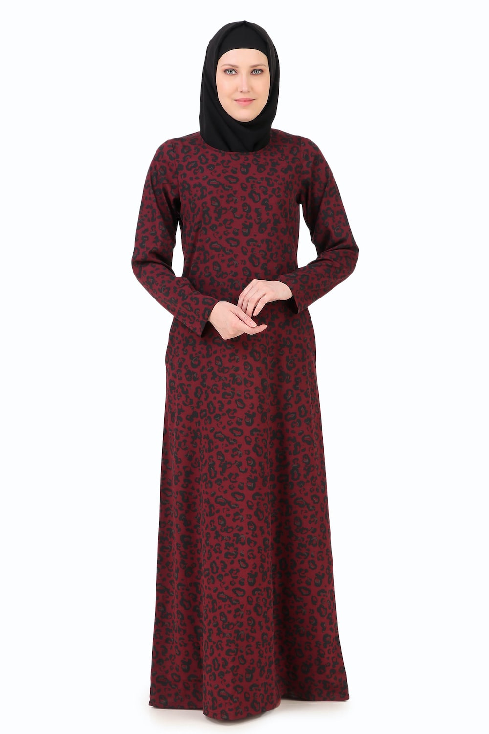 Printed Crepe Abaya AYP-260