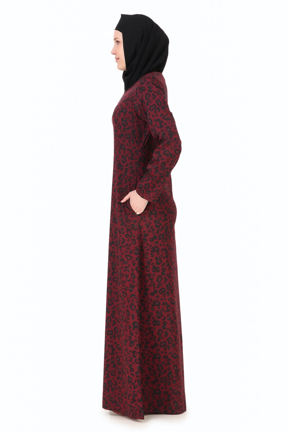 Printed Crepe Abaya AYP-260
