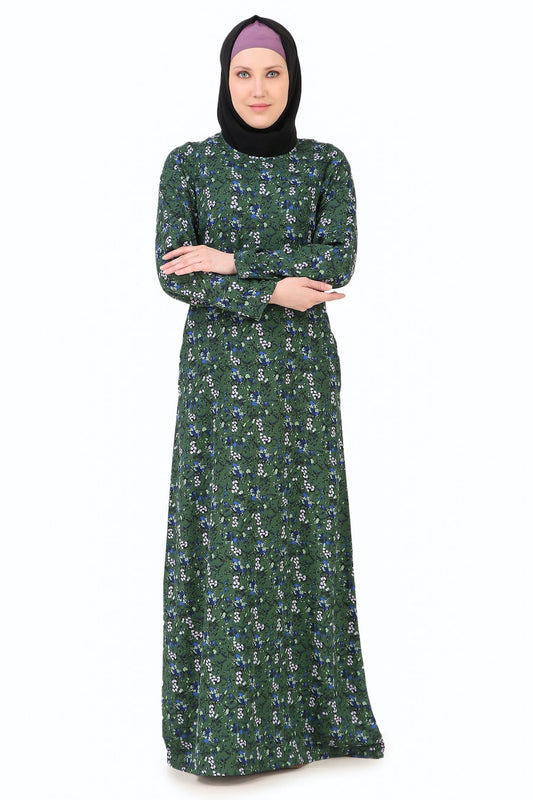 Printed Crepe Abaya AYP-264