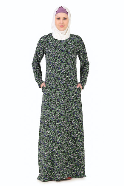 Printed Crepe Abaya AYP-265