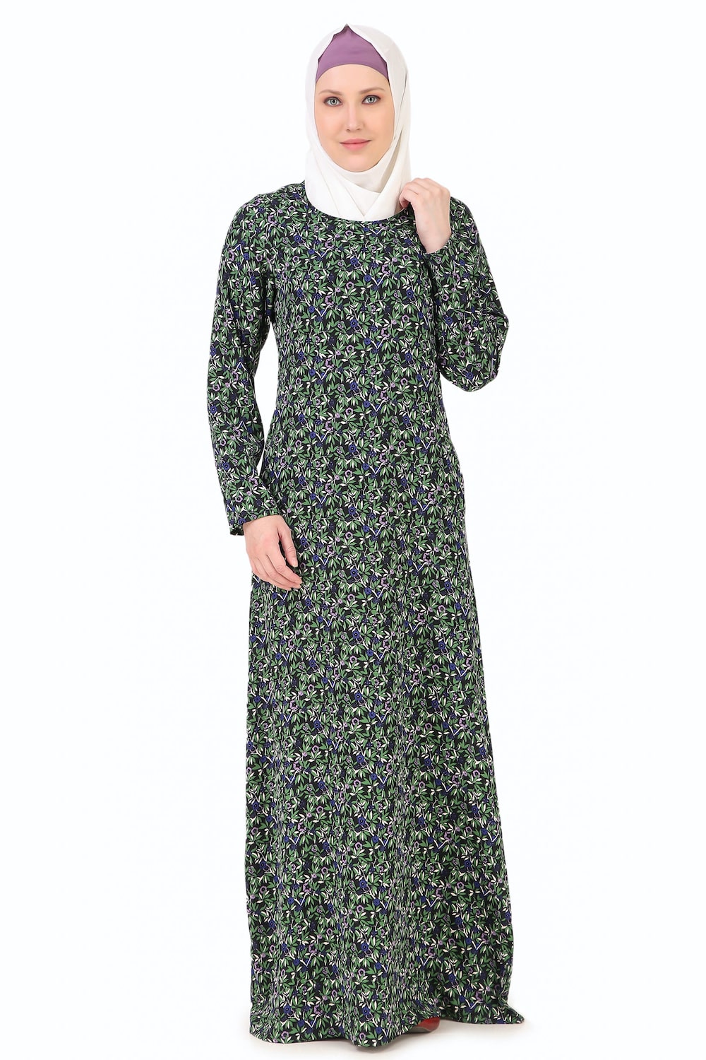 Printed Crepe Abaya AYP-265