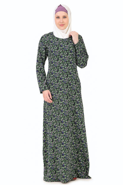 Printed Crepe Abaya AYP-265