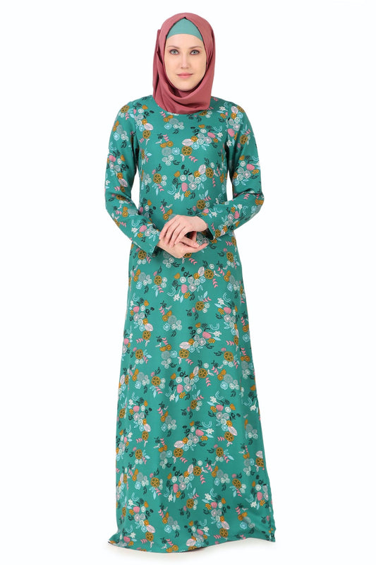 Printed Crepe Abaya AYP-266