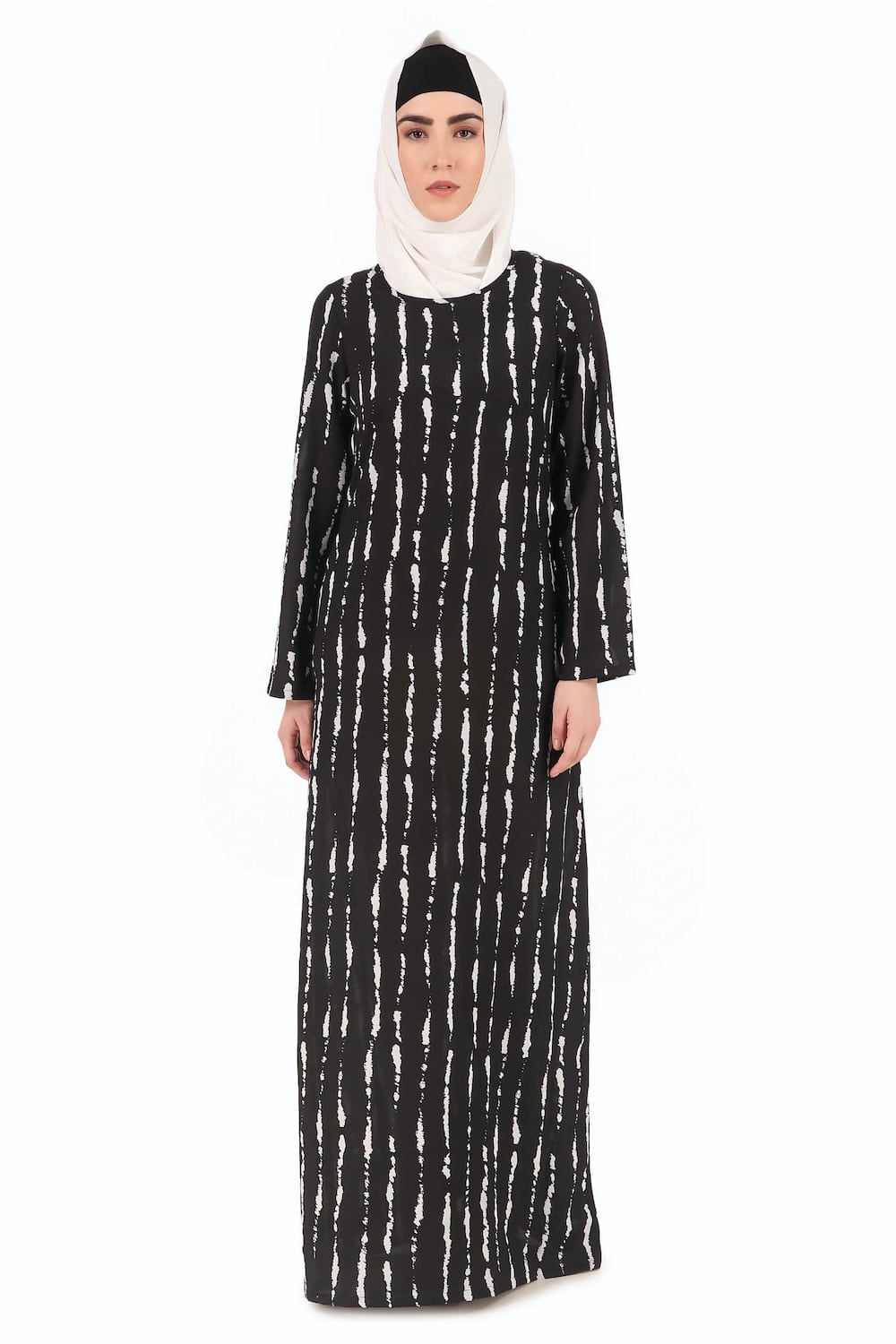 Printed Crepe Abaya AYP-272