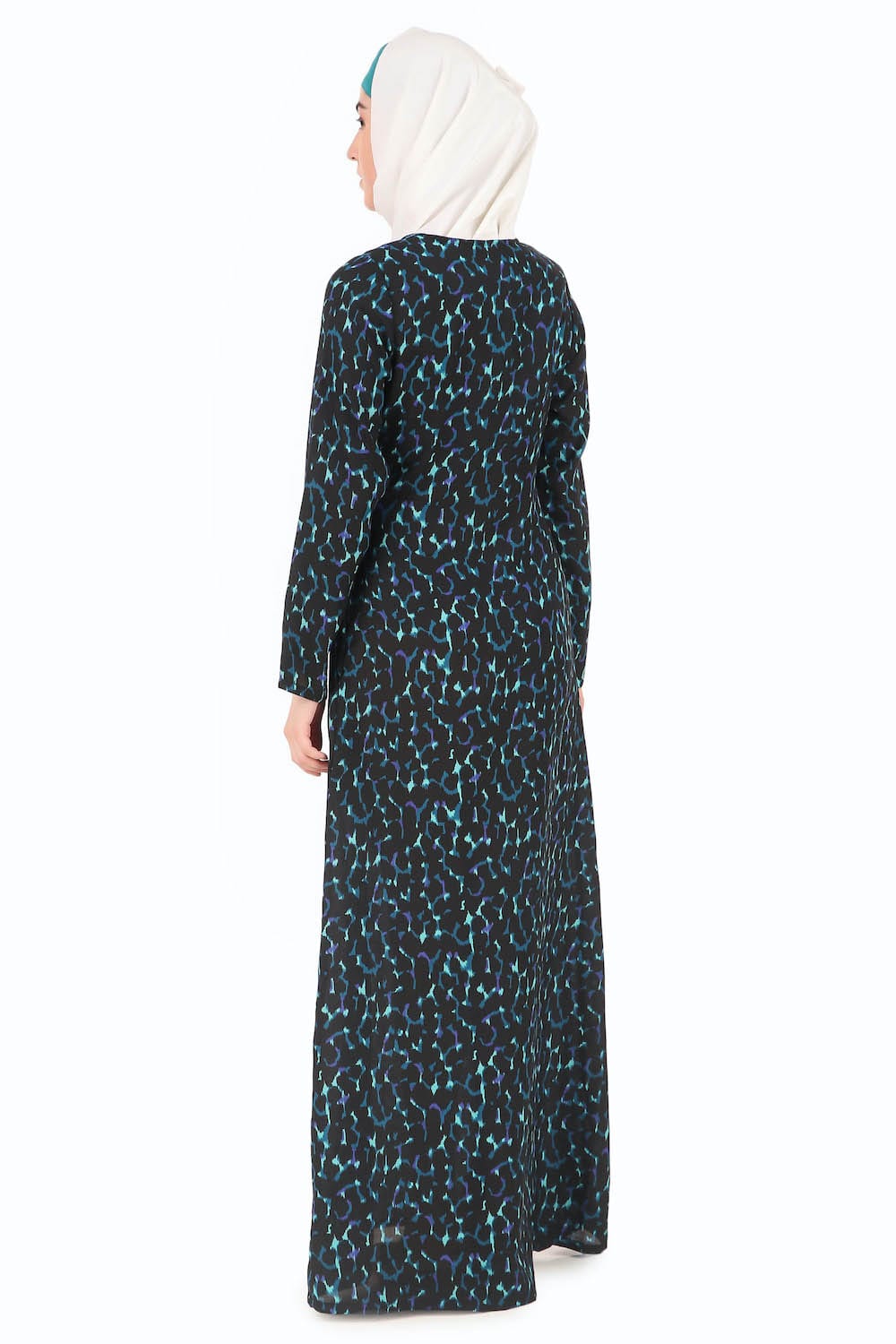 Printed Crepe Abaya AYP-274
