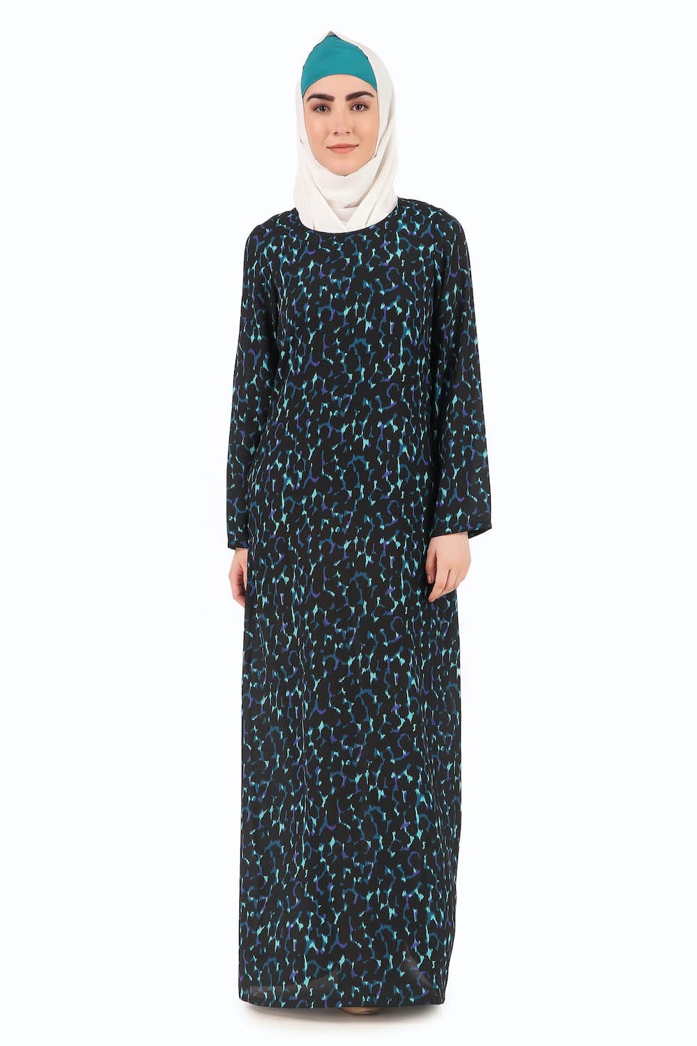 Printed Crepe Abaya AYP-274
