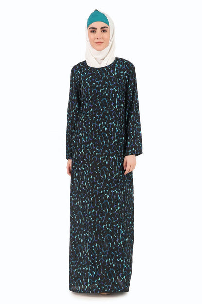 Printed Crepe Abaya AYP-274