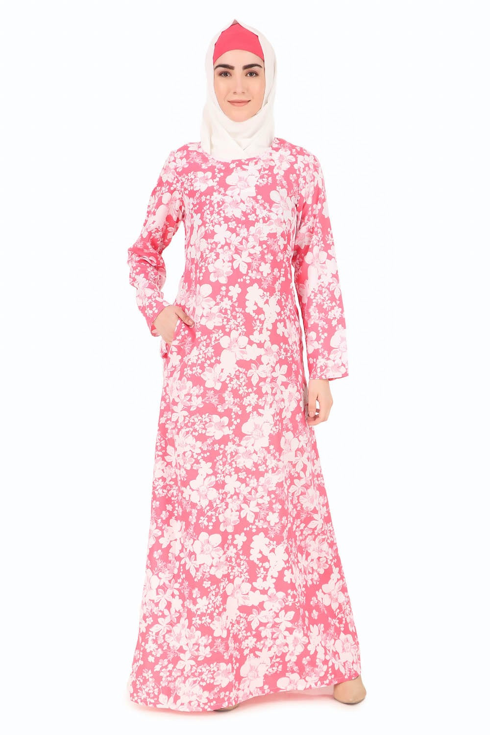 Printed Crepe Abaya AYP-275