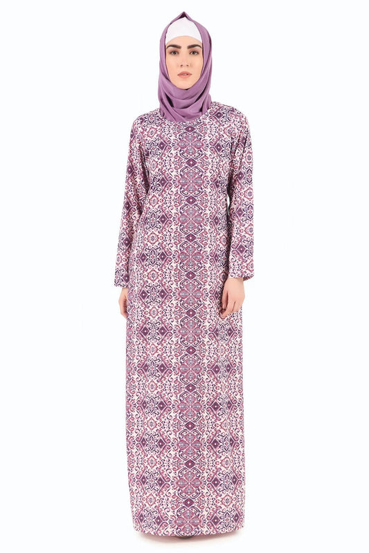 Printed Crepe Abaya AYP-278